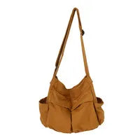 Retro Canvas Messenger Bag | Wovetsa