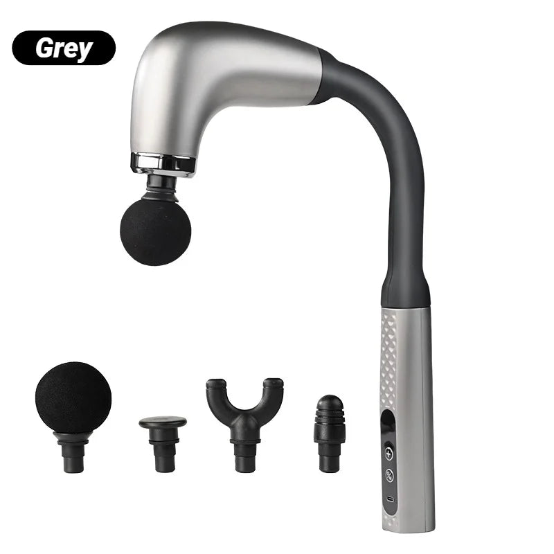Percussion Massage Gun for Women — 4 Heads, Deep Tissue Pain Relief | Wovetsa