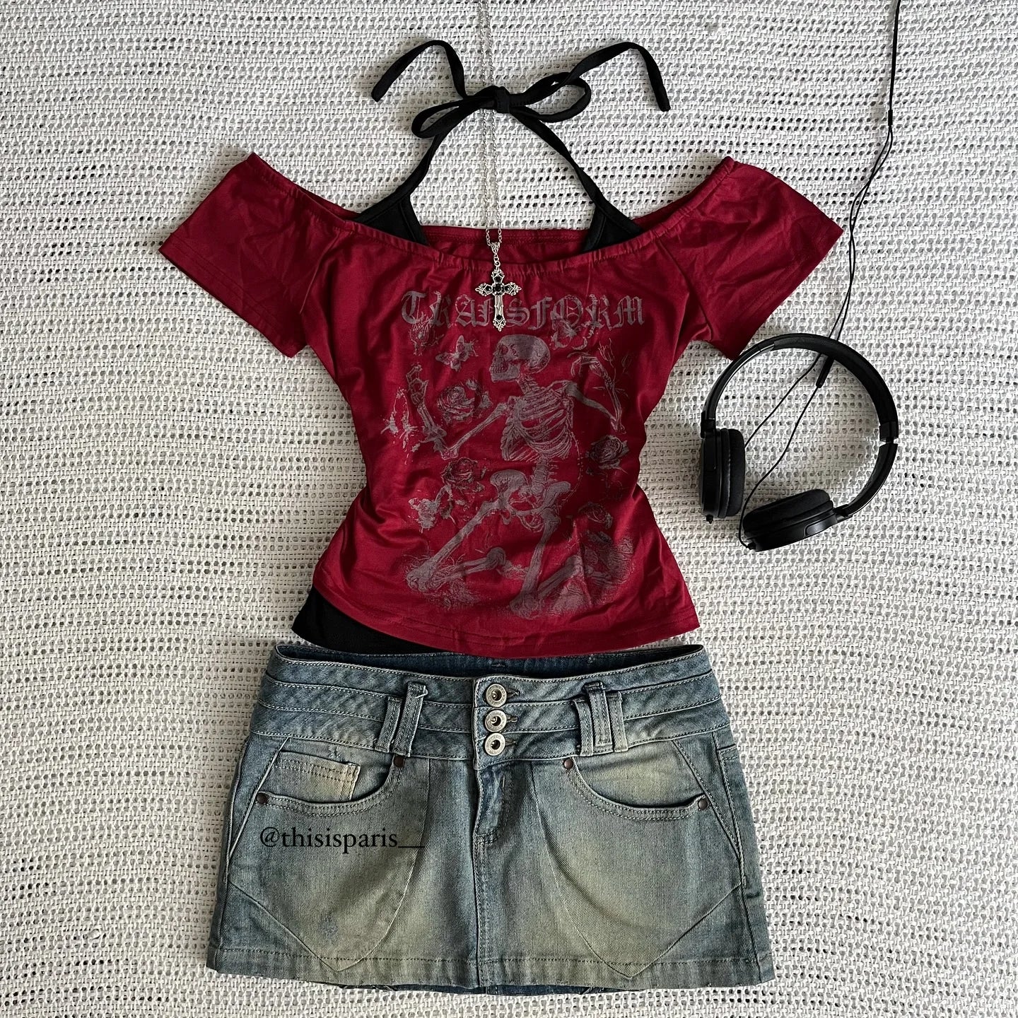Y2K Anime Print Crop Vest | Wovetsa