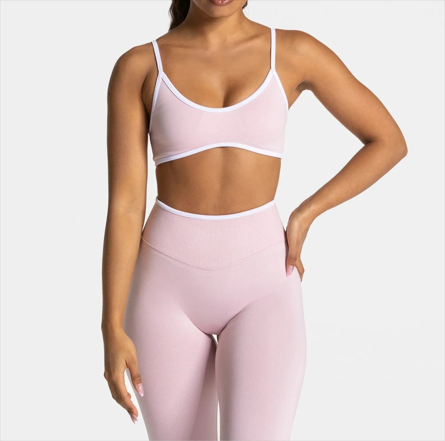 Backless Knit Sports Bra & Yoga Top | Wovetsa