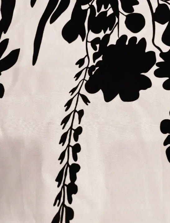 Women's Elegant Black White Midi Dress | Belted A-Line Sleeveless Summer Dress