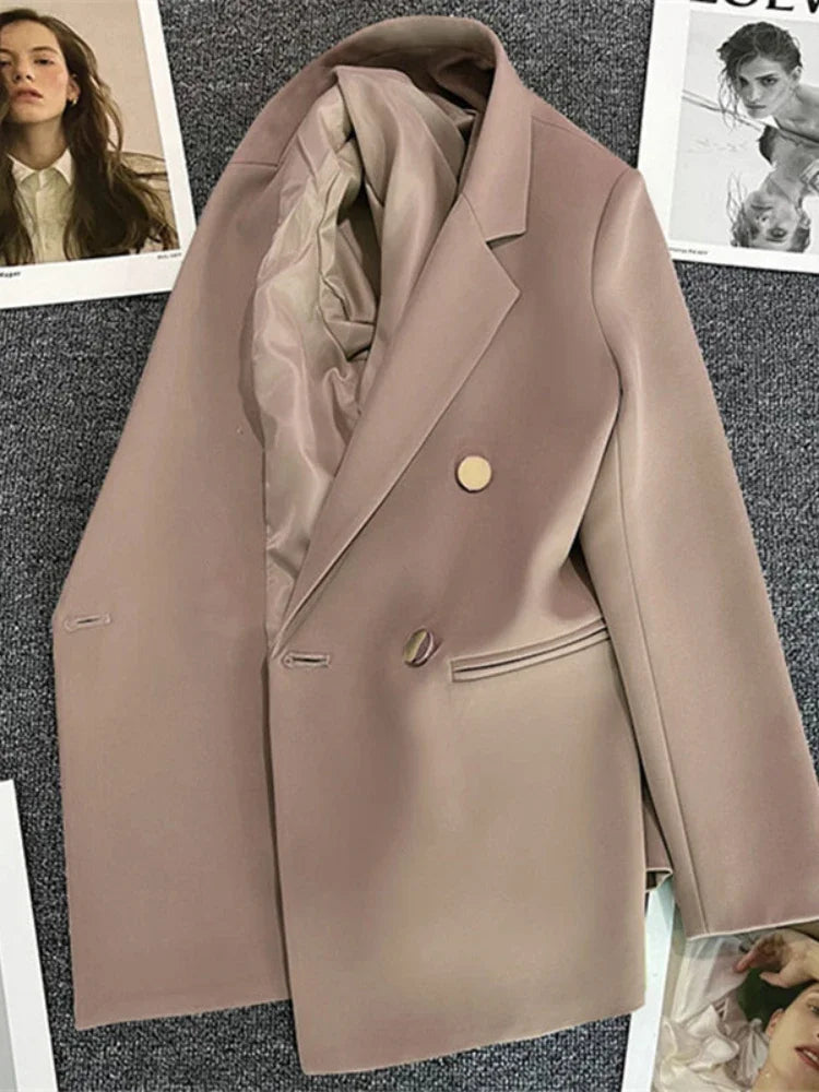Double-Breasted Slim Blazer | Wovetsa