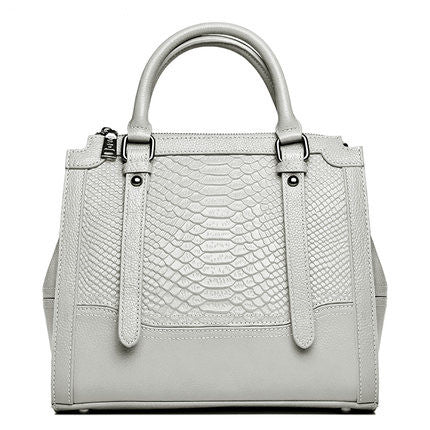 Crocodile Pattern Genuine Leather Crossbody Bag | Wovetsa