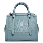 Crocodile Pattern Genuine Leather Crossbody Bag | Wovetsa
