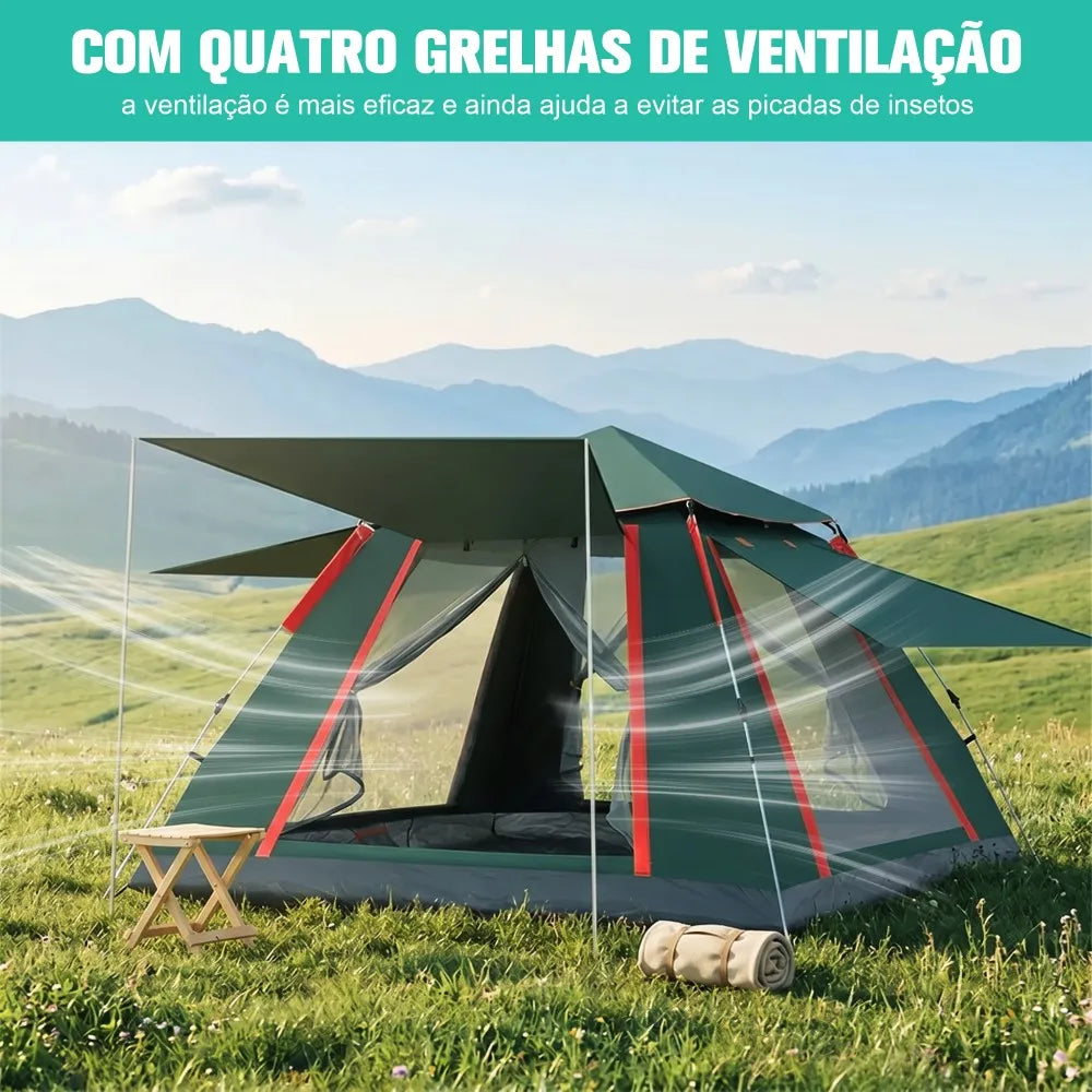 Pop-Up Family Camping Tent UPF50+ | Wovetsa