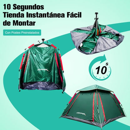 Pop-Up Family Camping Tent UPF50+ | Wovetsa