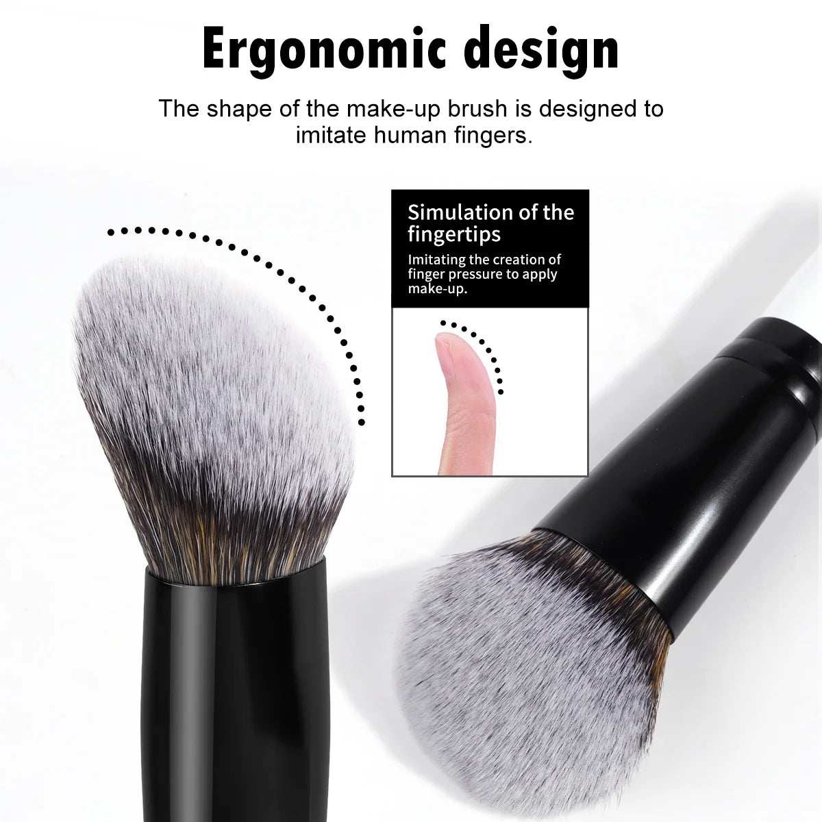 3-Piece Premium Makeup Brush Set | Wovetsa