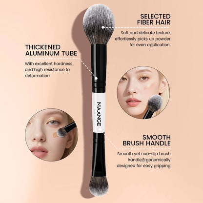 3-Piece Premium Makeup Brush Set | Wovetsa