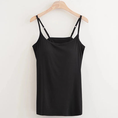 Padded Bra Camisole Tank Top | Wovetsa