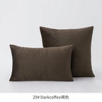 Inyahome Soft Velvet Cushion Cover Pink Grey Beige Green Pillow Cover Bedroom Sofa Decoration PillowCase 30x50cm/45x45cm Pillows