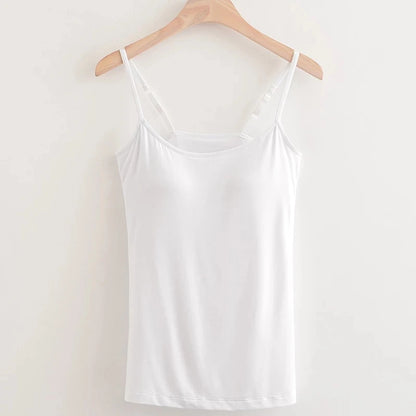 Padded Bra Camisole Tank Top | Wovetsa