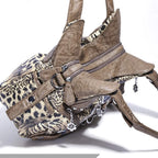 Leopard Print Hobo Shoulder Bag | Wovetsa