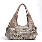 Leopard Print Hobo Shoulder Bag | Wovetsa