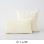 Inyahome Soft Velvet Cushion Cover Pink Grey Beige Green Pillow Cover Bedroom Sofa Decoration PillowCase 30x50cm/45x45cm Pillows