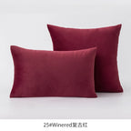 Inyahome Soft Velvet Cushion Cover Pink Grey Beige Green Pillow Cover Bedroom Sofa Decoration PillowCase 30x50cm/45x45cm Pillows