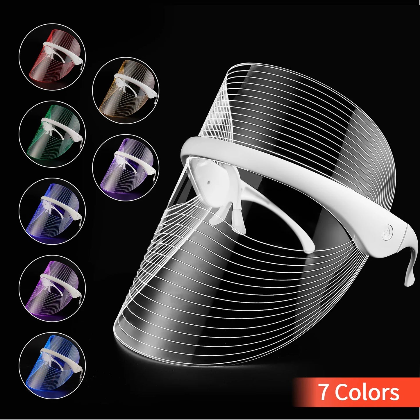 7-Color LED Light Therapy Face Mask | Wovetsa