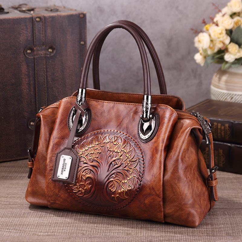 Embossed Gradient Pillow Crossbody Bag | Wovetsa