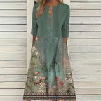 Floral Print Vest Dress & Cardigan Two-Piece Set | Wovetsa
