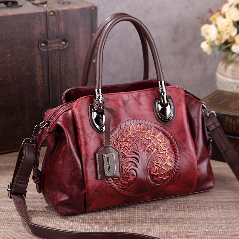 Embossed Gradient Pillow Crossbody Bag | Wovetsa