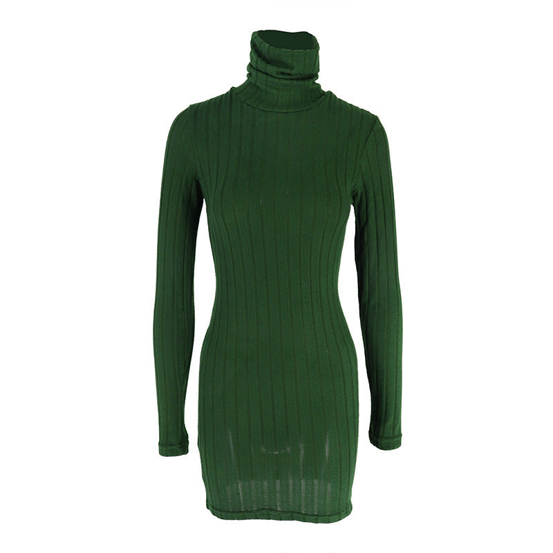 Round Neck Long Sleeve Bodycon Mini Dress | Wovetsa