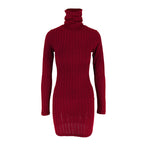 Round Neck Long Sleeve Bodycon Mini Dress | Wovetsa