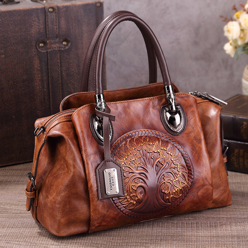 Embossed Gradient Pillow Crossbody Bag | Wovetsa