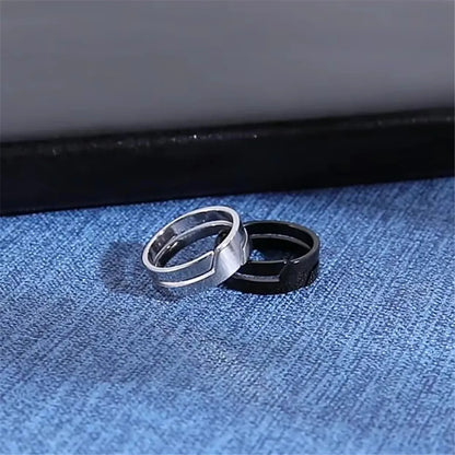 Stainless Steel Minimalist Band Ring | Wovetsa