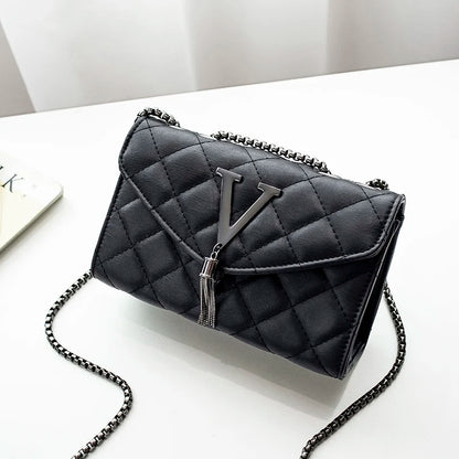 Quilted Plaid PU Flap Shoulder & Crossbody Bag | Wovetsa
