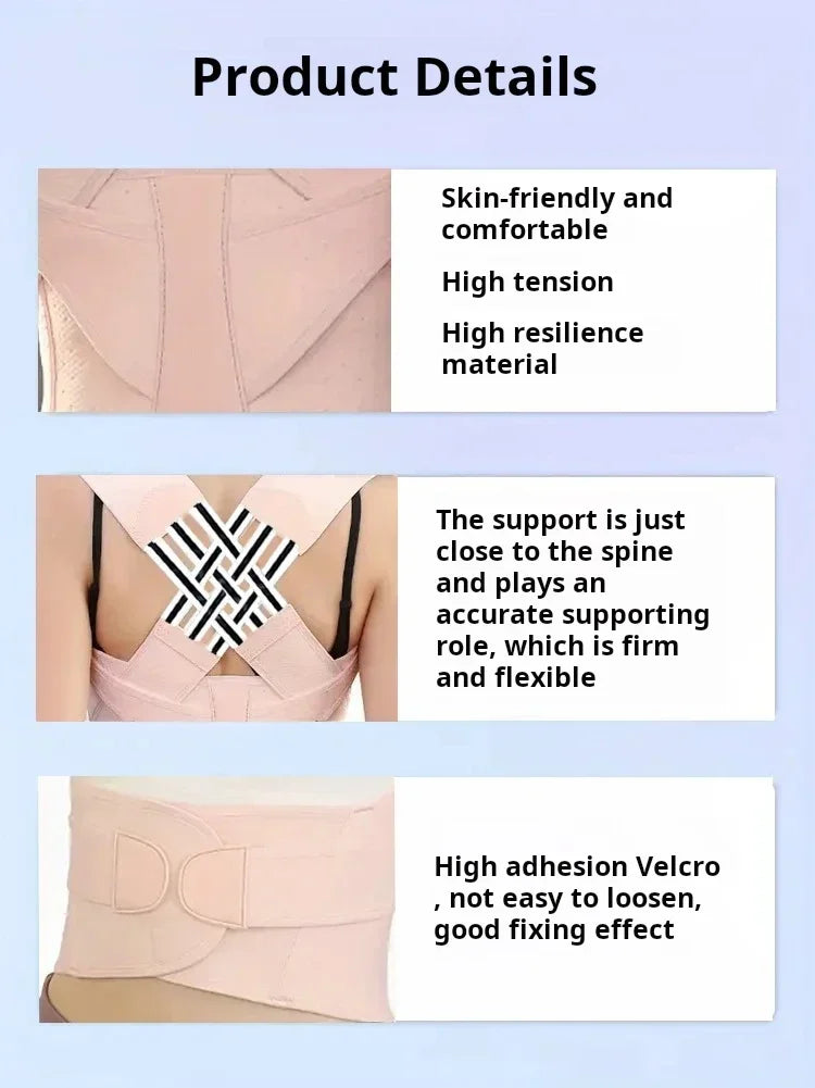Adjustable Shoulder Posture Corrector Brace for Women & Men | Wovetsa