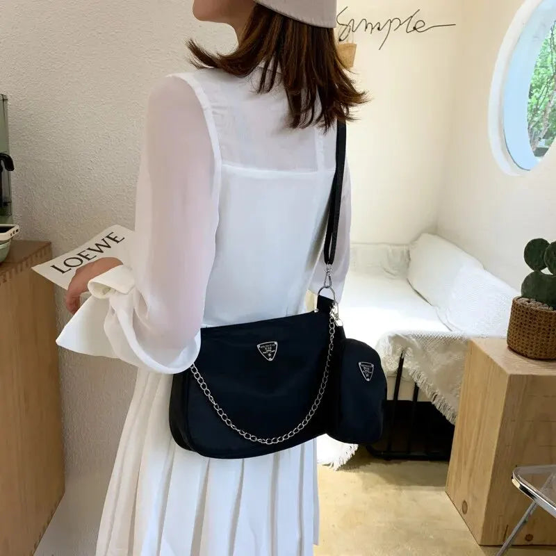 Nylon Crossbody Bag | Wovetsa