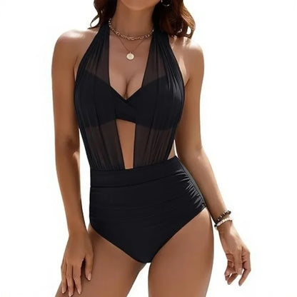 Tummy Control Mesh Monokini | Wovetsa