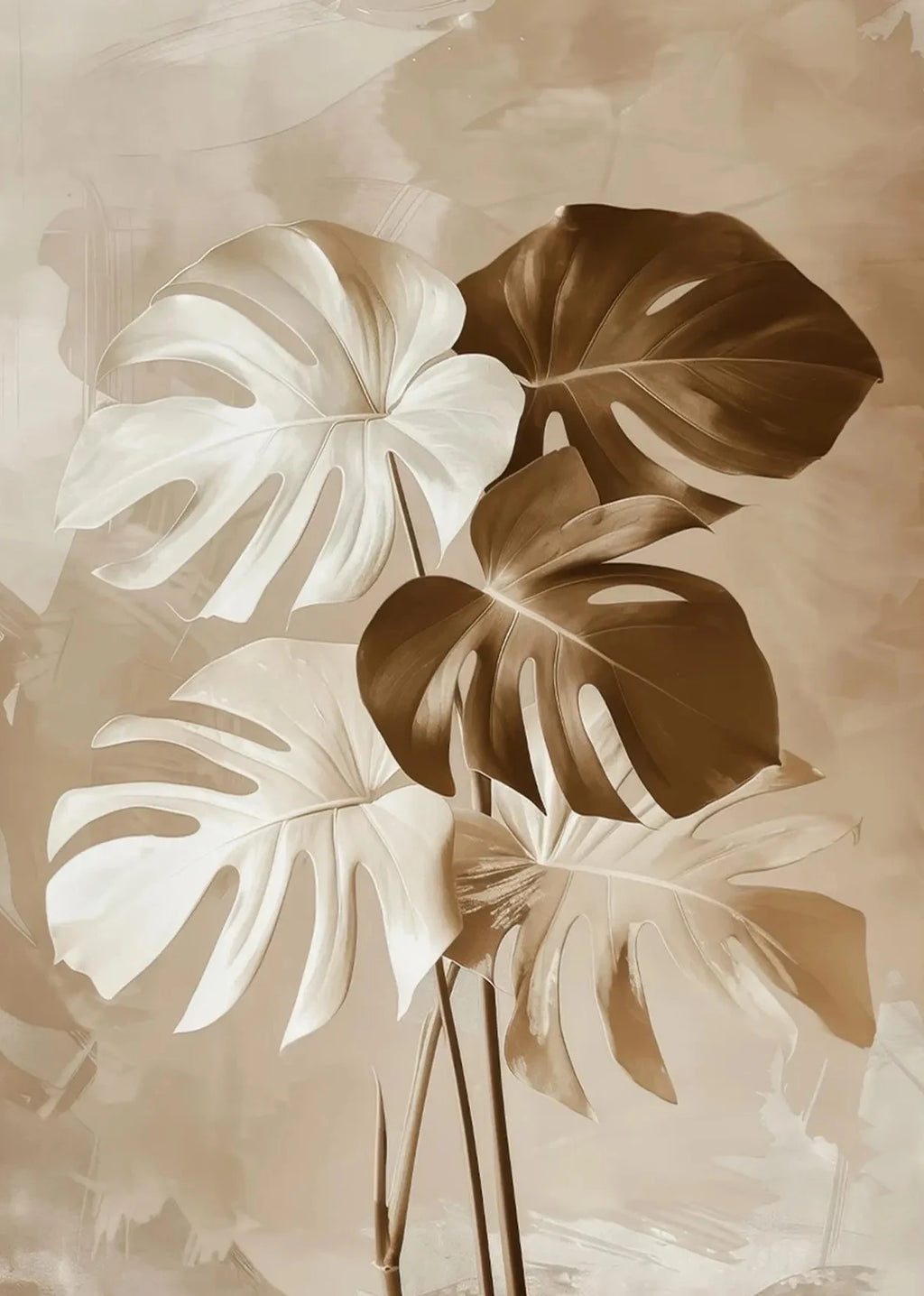 Botanical Canvas Wall Art Print | Wovetsa