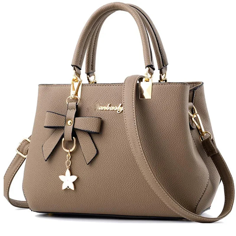 Floral Bowknot PU Shoulder & Crossbody Bag | Wovetsa