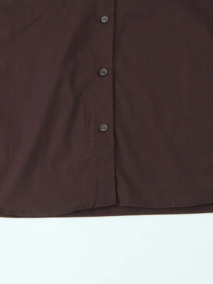 Scarf-Detail Loose Shirt | Wovetsa