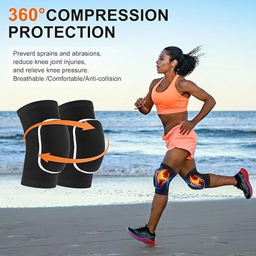 Soft Breathable Knee Pads for Women — Dance, Yoga & Sports | Wovetsa