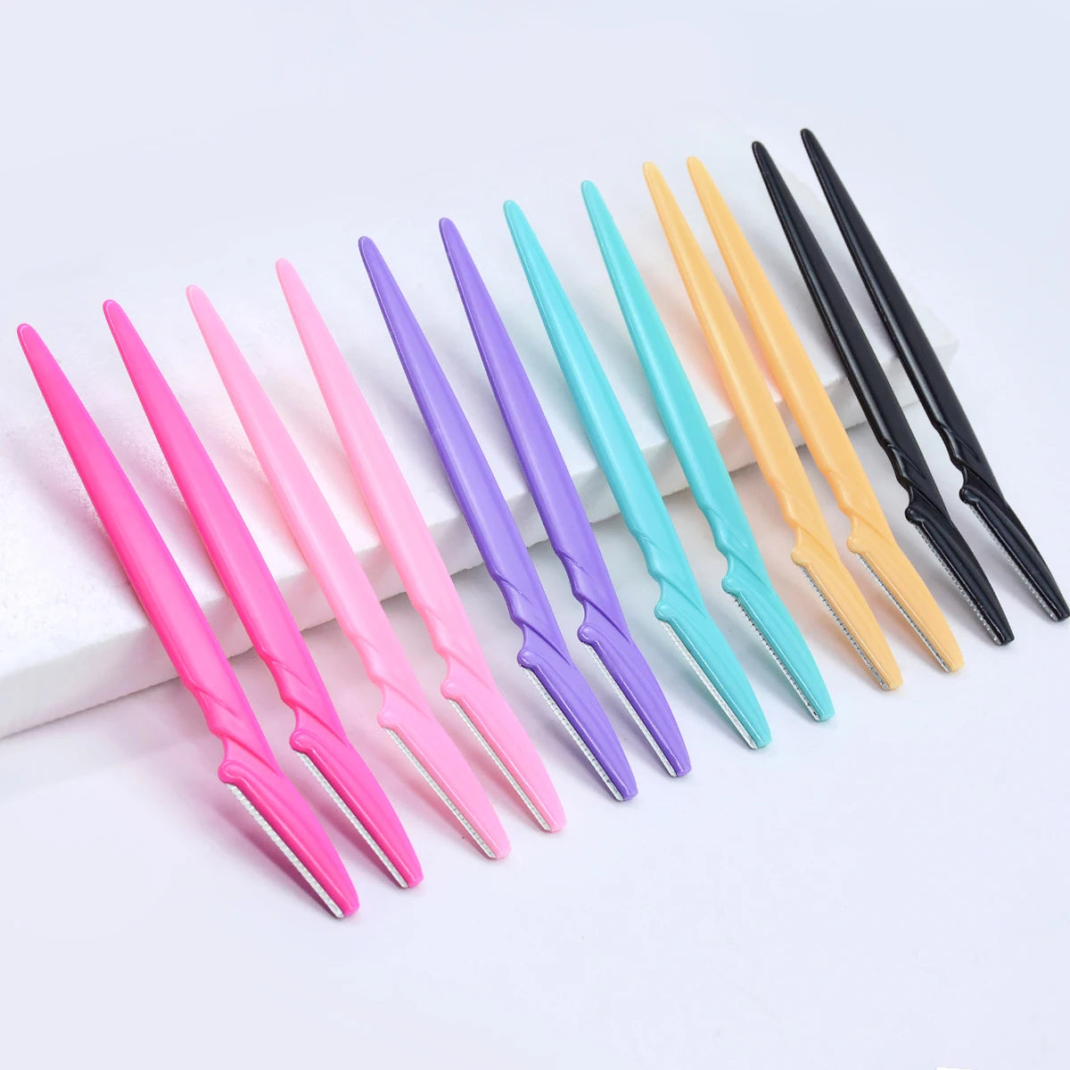 12-Piece Eyebrow Razor & Face Trimmer Set | Wovetsa