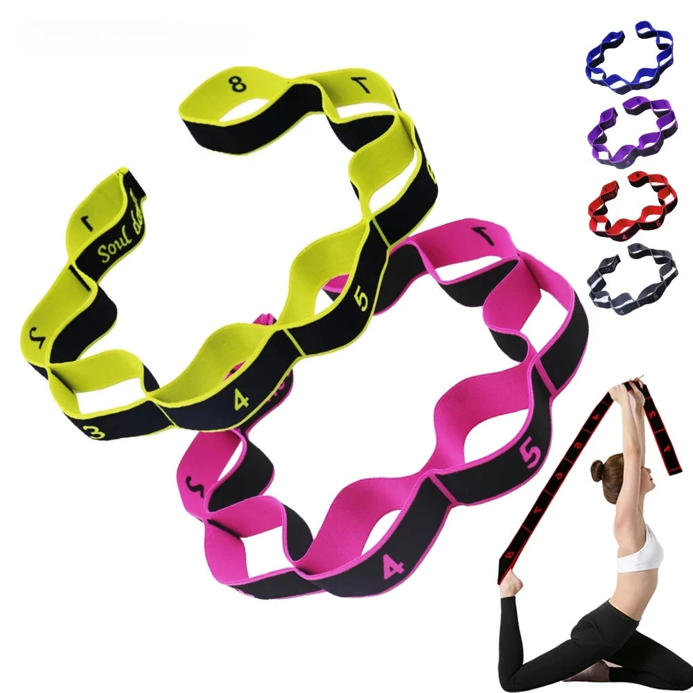 Yoga Stretching Band for Dance, Pilates & Flexibility | Wovetsa