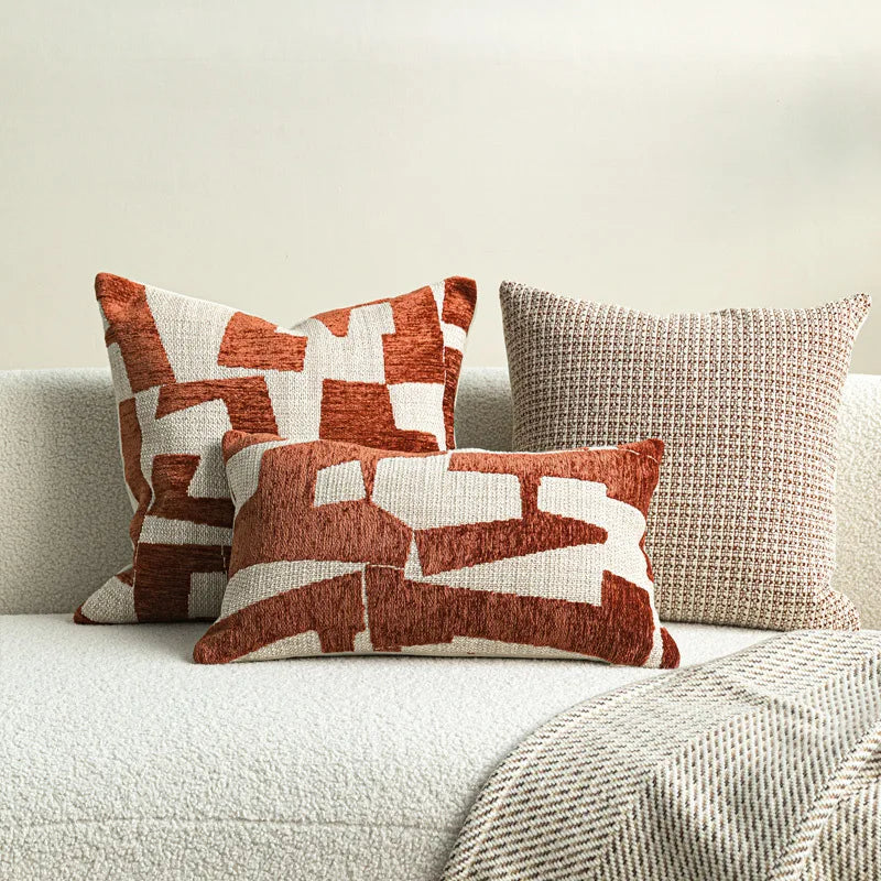 Black & White Jacquard Cushion Cover | Wovetsa