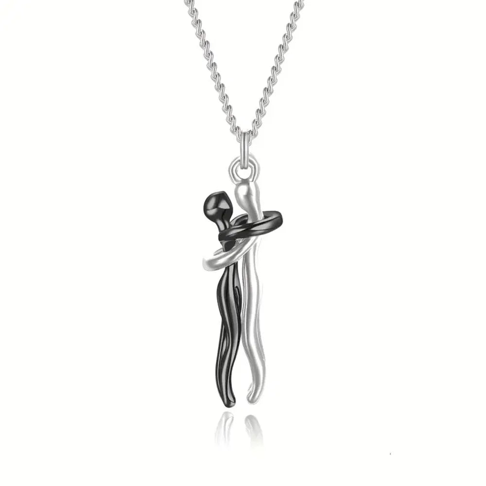 Hug Pendant Necklace for Couples | Wovetsa