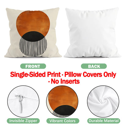 Geometric Abstract Cushion Cover Decorative Pillowcase | Wovetsa