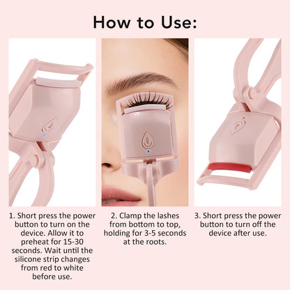 Type-C Heated Eyelash Curler | Wovetsa