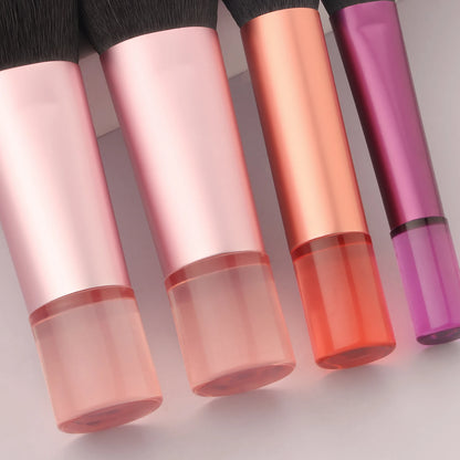 10-Piece Mini Makeup Brush Set with Bag | Wovetsa