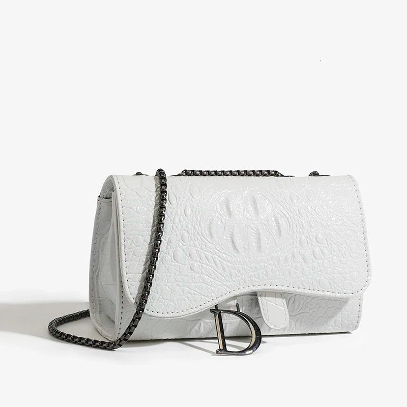 Sequin Chain Flap Crossbody Bag | Wovetsa