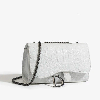 Sequin Chain Flap Crossbody Bag | Wovetsa