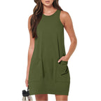 Sleeveless Pocket Sundress | Wovetsa