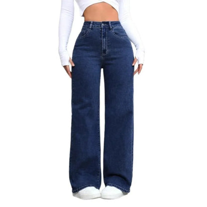 High Waist Wide Leg Jeans | Wovetsa