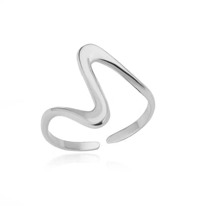 Gold-Tone Stainless Steel Cocktail Ring | Wovetsa