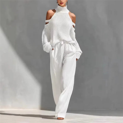 Knit Off-Shoulder Set | Wovetsa