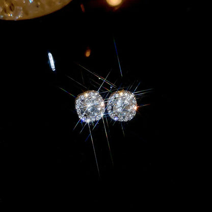 Zircon Stud Earrings | Wovetsa