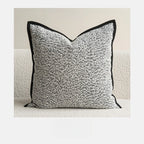Black & White Jacquard Cushion Cover | Wovetsa